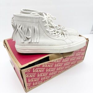 Vans High Top Suede Fringe Sneakers